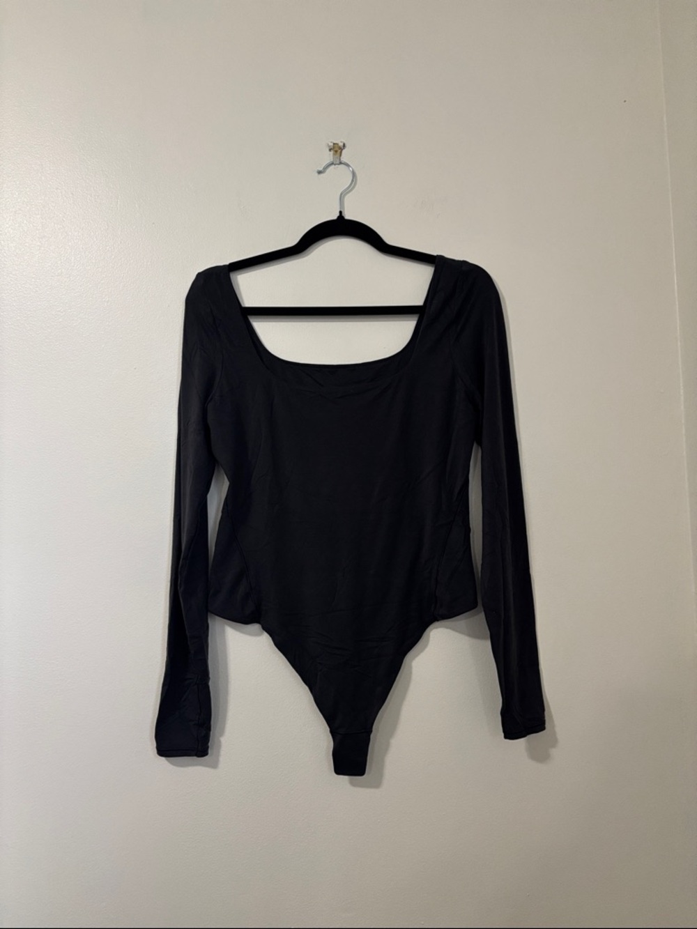 Lululemon Wundermost Ultra-Soft Squareneck Long Sleeve Bodysuit - Picture 3 of 9